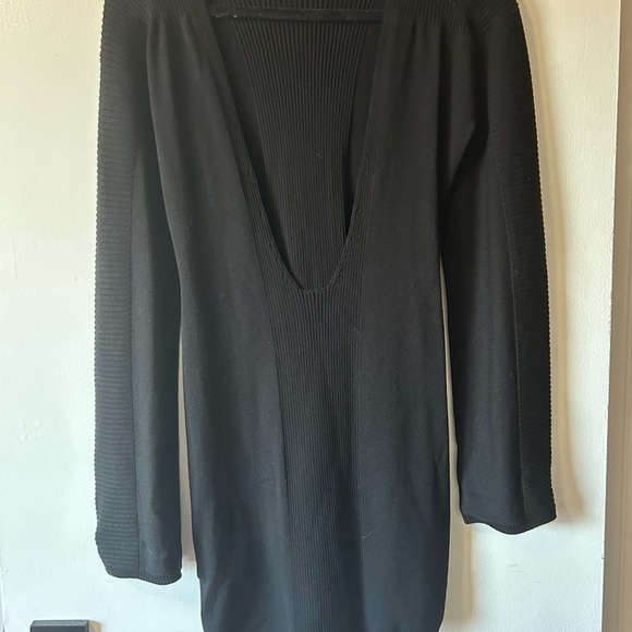 Off-White Black Ribbed Top - Picture 2 of 3